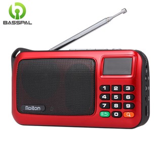 Loa nghe nhạc basspal w405 kèm radio fm usb hỗ trợ thẻ tf cho pc/ipod/điện thoại có led và đèn flash tiện dụng nk035