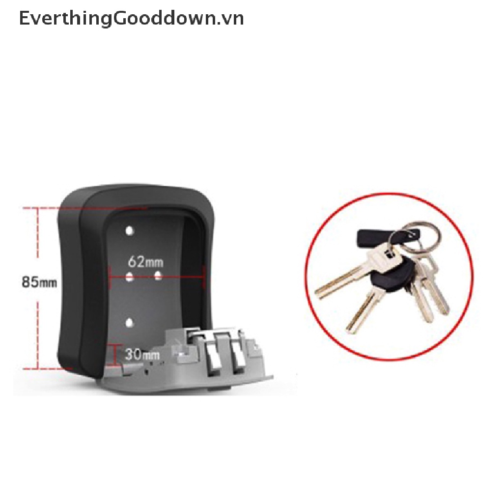 Everthingood Hộp Đựng Chìa Khóa Gắn Tường Có Mật Khẩu An Ninh
