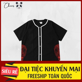 aó bóng chày Joker cotton  đen  FREESHIP - Xưởng áo thun xịn