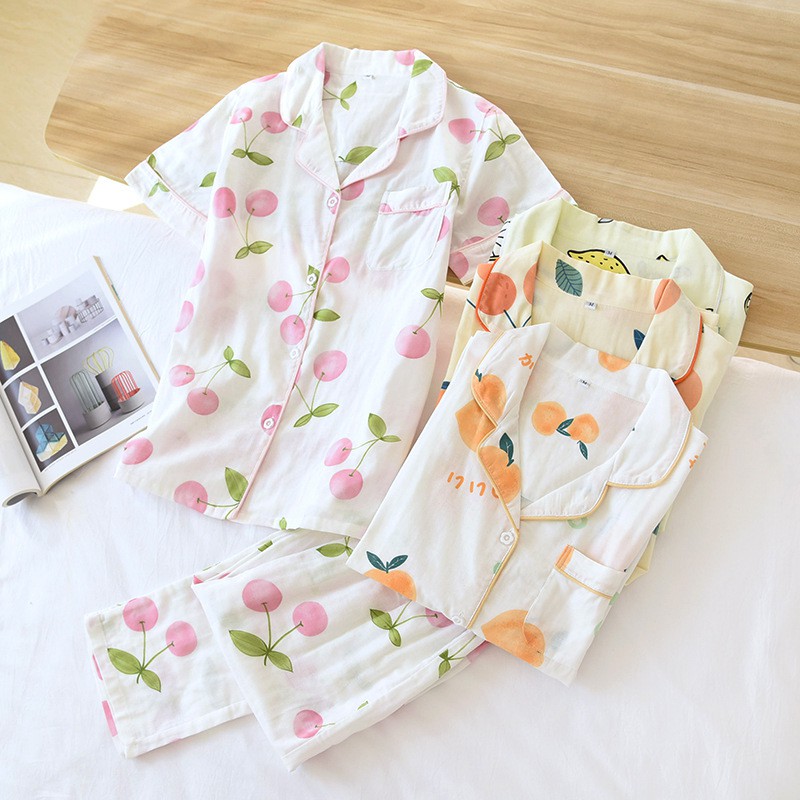 Kimono Vải Xô Nhật 🌵 Yukata Đồ Bộ Tay Ngắn Thoáng Mát 🌵IVY240