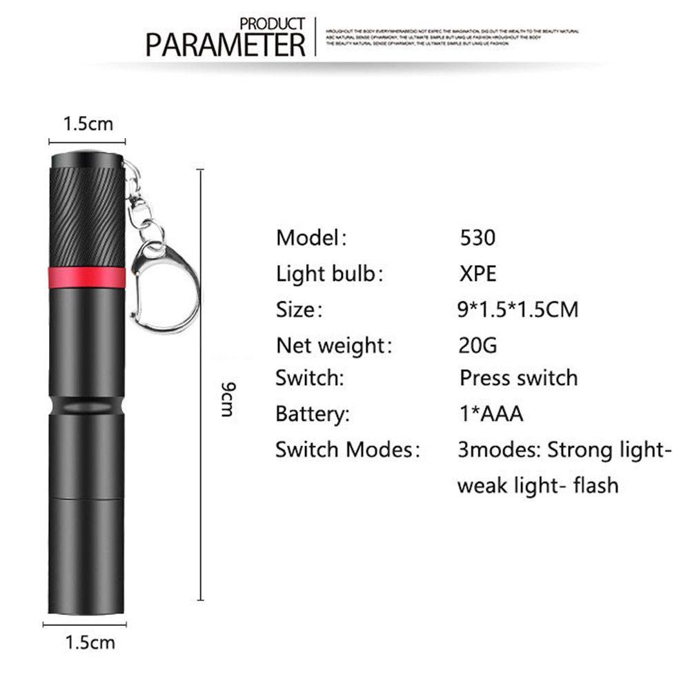 Đèn Pin LED XPE Mini Siêu Sáng Sạc USB Hình Cây Bút