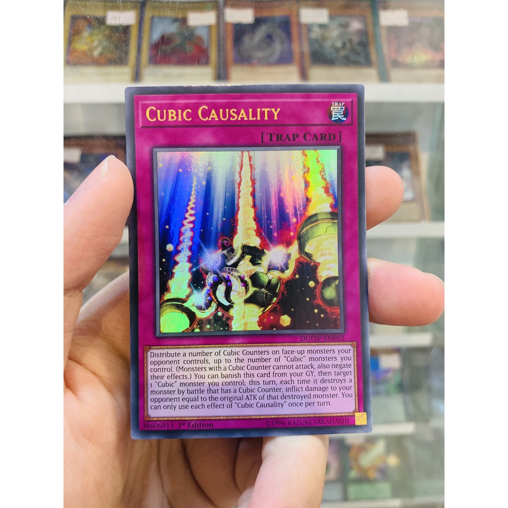 Thẻ Bài YugiOh! Mã DUOV-EN051 - Cubic Causality - Ultra Rare - 1st Edition