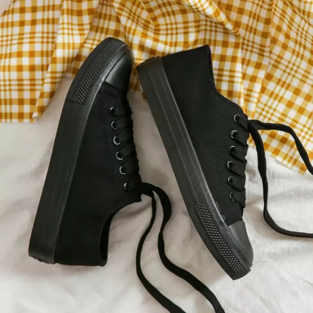 Giầy Thể Thao [ CONVERSE + Full Box ]  Đen Nam Nữ [ Cổ Thấp - Cổ Cao ] . Sneaker CV 1970s Cao Cấp