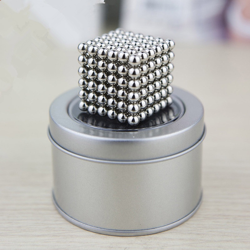 Set 216 Quả Bóng Nam Châm Neocube Buckyballs 5mm Neodymium màu thép giá rẻ