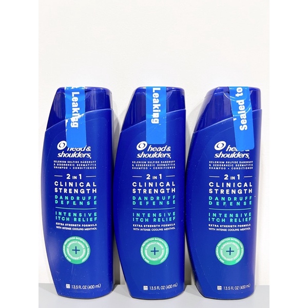 USA-Dầu Gội Sạch Gàu Head &amp; Shoulders 2in1 Clinical Strength (400ml)