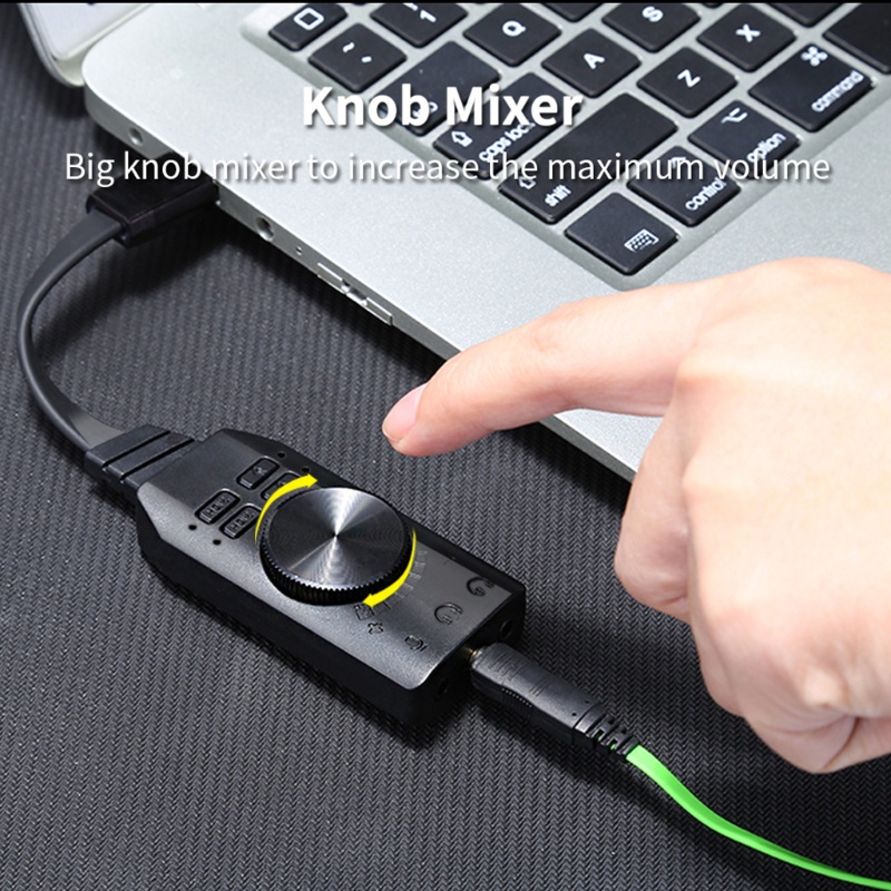 Đầu Chuyển Đổi Âm Thanh USB KING GS3 Virtual 7.1 3.5mm Chuyên Dụng Cho Máy Tính