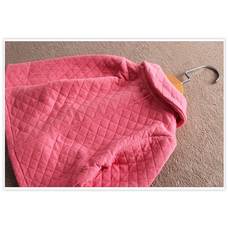 Áo khoác bé gái Junk 1-8 tuổi  Áo nỉ cotton mỏng vân trám mềm xuất dư 1022