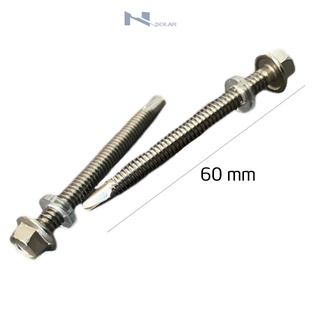 Vít bắn tole inox 410 dài 60mm