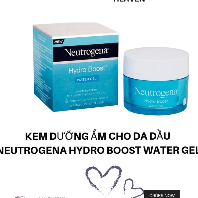 Kem Dưỡng Ẩm Neutrogena Water Gel và Gel Cream Hydro Boost