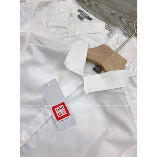 Áo sơ mi trắng basic ngắn tay