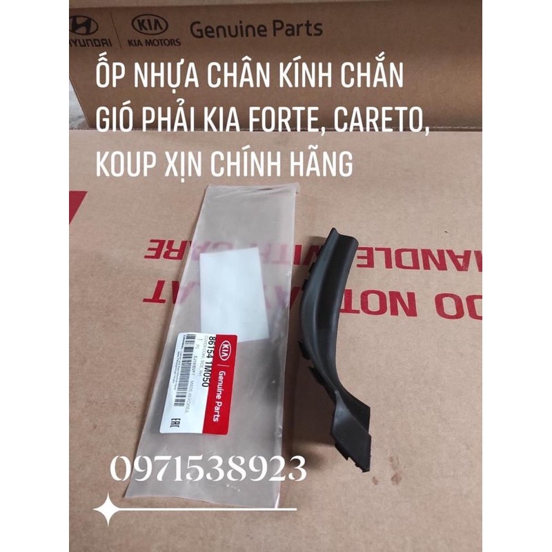 Ốp nhựa chân kính chắn gió trái & phải kia forte, careto, koup xịn chính hãng 861541m050 861531m050