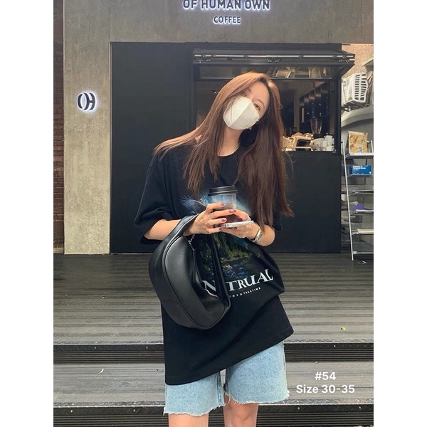 Quần Short Ngố Jean Nữ Lưng Cao Trơn Lai Tua Bigsize Đến 80kg Ms54