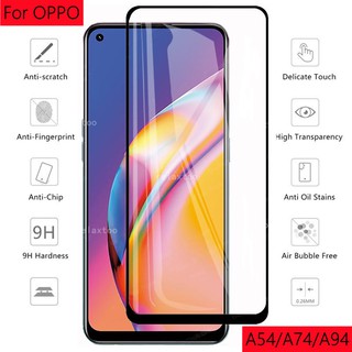 Miếng Dán Kính Cường Lực Bảo Vệ Toàn Màn Hình Cho Oppo A54 A94 A95 A74 5g A 54 94 74 5g