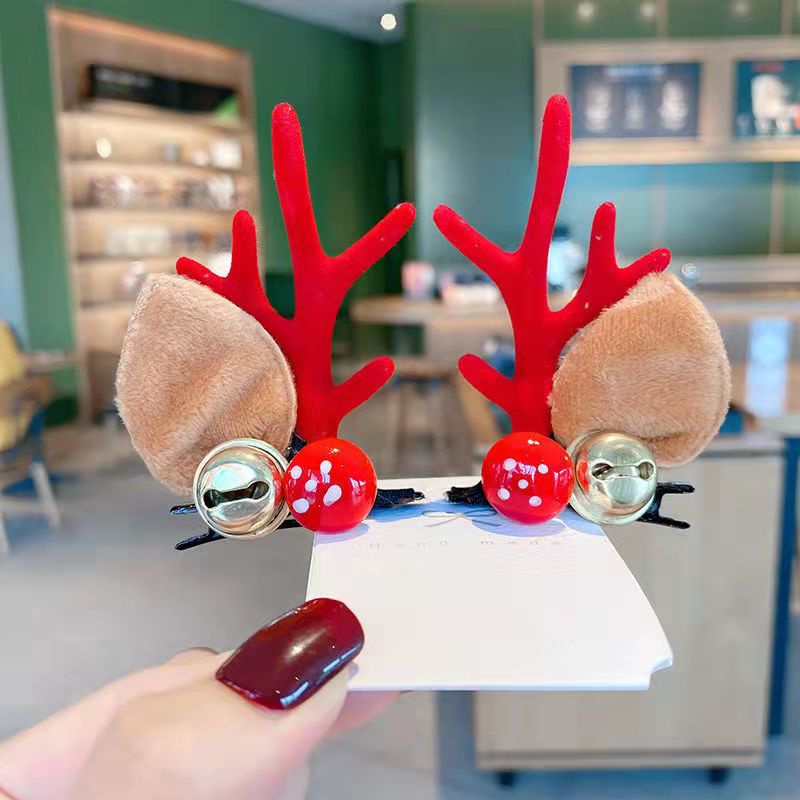 Set 2 kẹp tóc noel cực cute - UniLabel