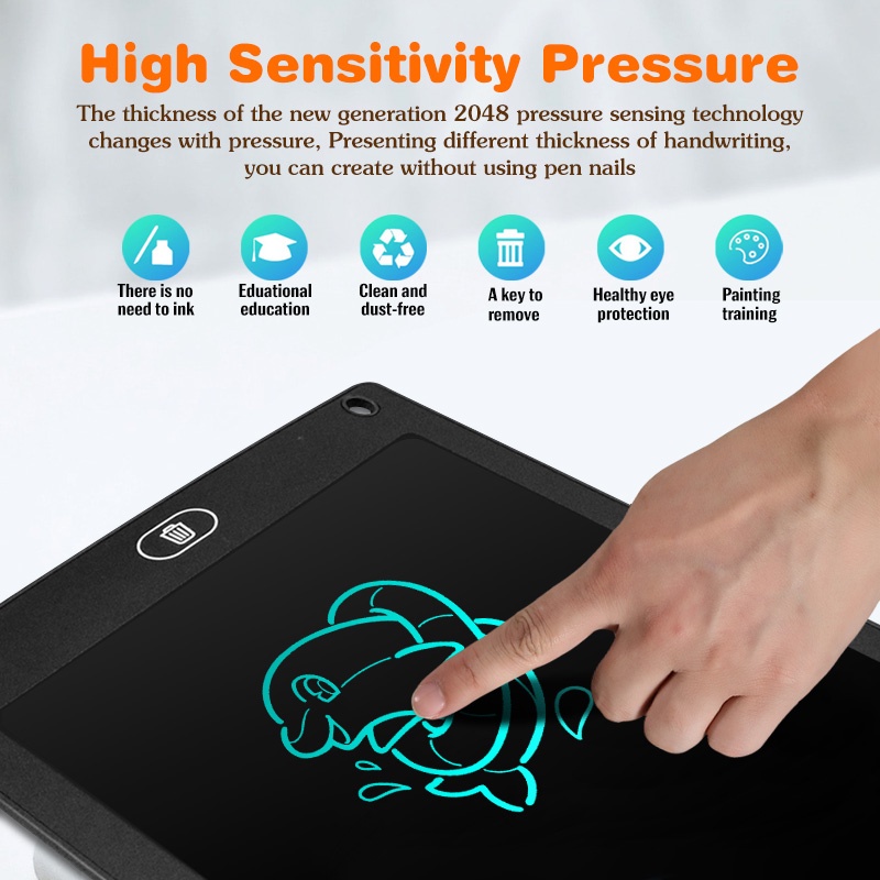 Bảng Vẽ Điện Tử Màn Hình LCD HdoorLink 4.4 &quot;/ 8.5&quot; Cho Bé