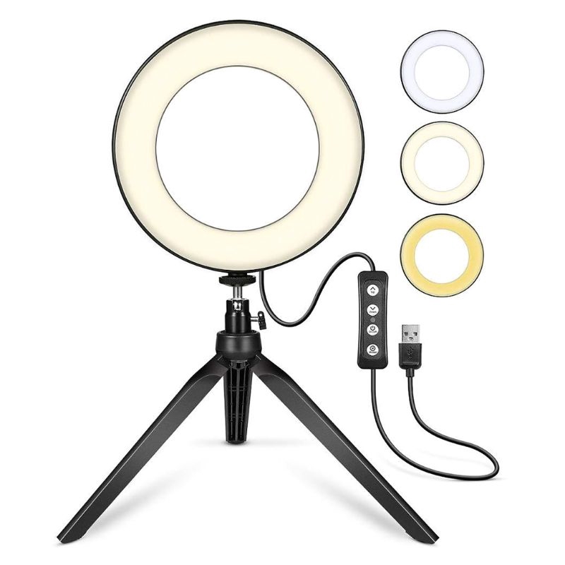 ✦LILY Ring Light with Remote for Live Stream/TikTok/YouTube Video/Makeup LED Light