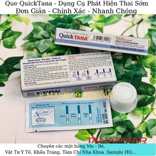 Que thử thai QuickTana 5mm phát hiện thai sớm