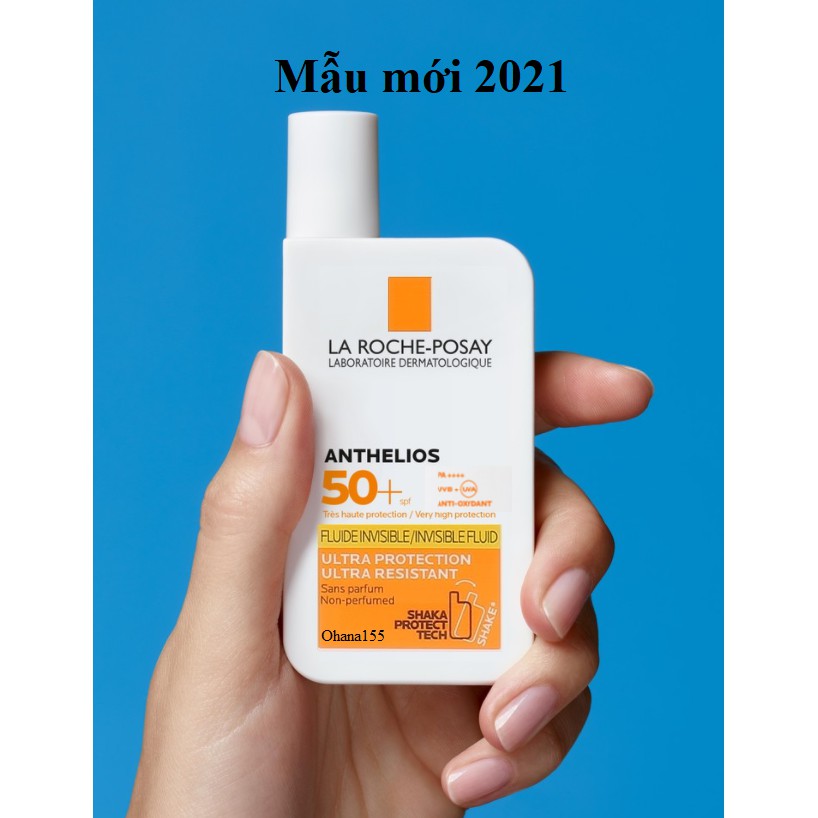 [Mã 66FMCGSALE hoàn 8% xu đơn 500K] Kem Chống Nắng dạng sữa La Roche Posay Anthelios Shaka Fluid SPF 50+