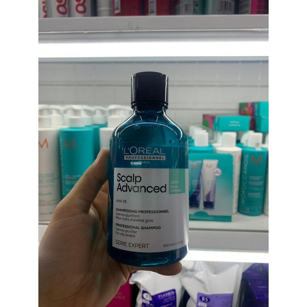 Dầu gội giảm tiết chất bã nhờn da dầu LOREAL SCALP ADVANCED ANTI 300ml / 500ml/1500ml