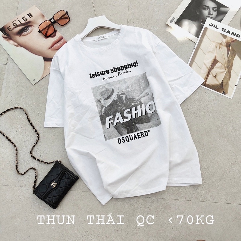 Áo thun thái cao cấp bao chất đẹp < 70ki Form rộng