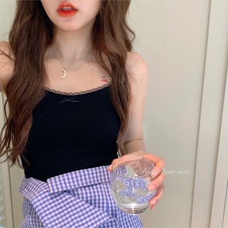 ÁO HAI DÂY VIỀN REN - (6 Màu) - [ẢNH THẬT + HÀNG CÓ SẴN]