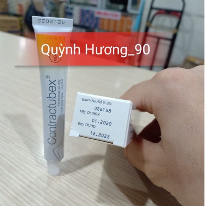 Kem liền sẹo CONTRACTUBEX 10g giúp nhanh liền sẹo,bảo vệ da