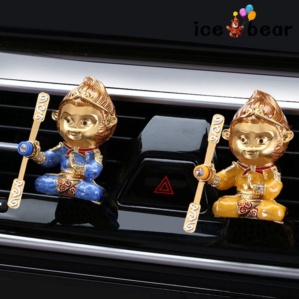 Sun Wukong Car Air Freshener Car Outlet Clip Perfume Zinc Alloy Monkey King ICEBEAR