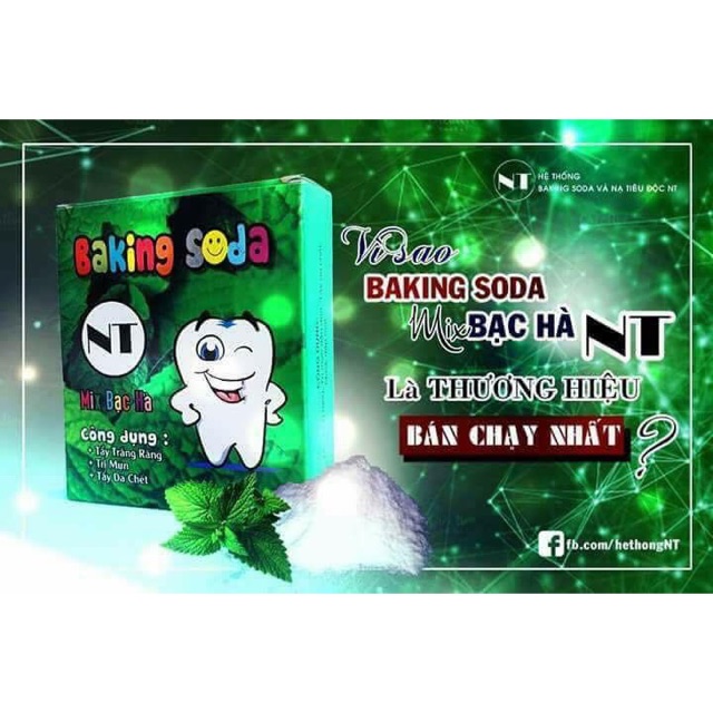 Baking Soda Mix Bạc Hà NT