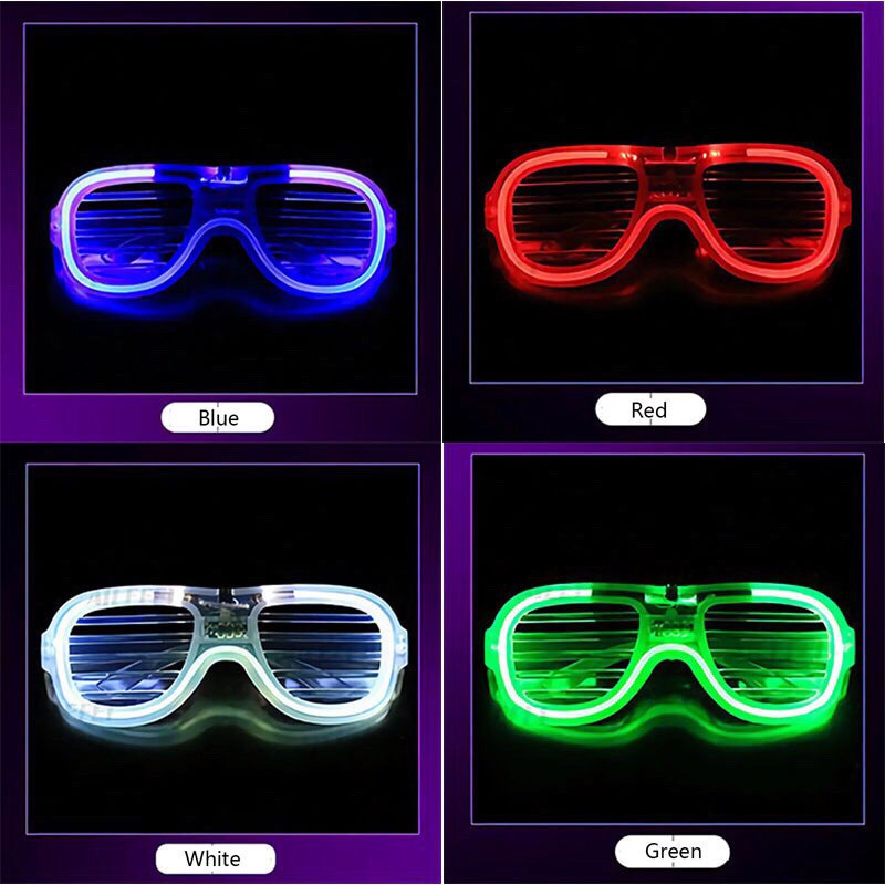 Kính mắt đèn led đủ màu  đủ kiểu dáng ANDY KIDS kính sáng đèn 3 chế độ nhấp nháy cho những chuyến vui chơi cắm trại nhóm