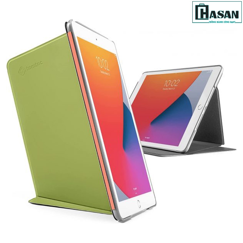 Bao da iPad 10.2 inch chính hãng TOMTOC (USA) từ tính đa góc VERTICAL-B02-006