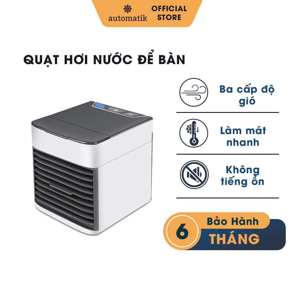 Quạt Hơi Nước Để Bàn Văn Phòng Mini, Điều Hòa Không Khí, Phun Sương, Làm Mát - Automatik