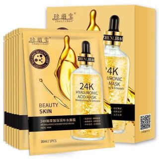 1 HỘP MASK TINH CHẤT VÀNG 24K