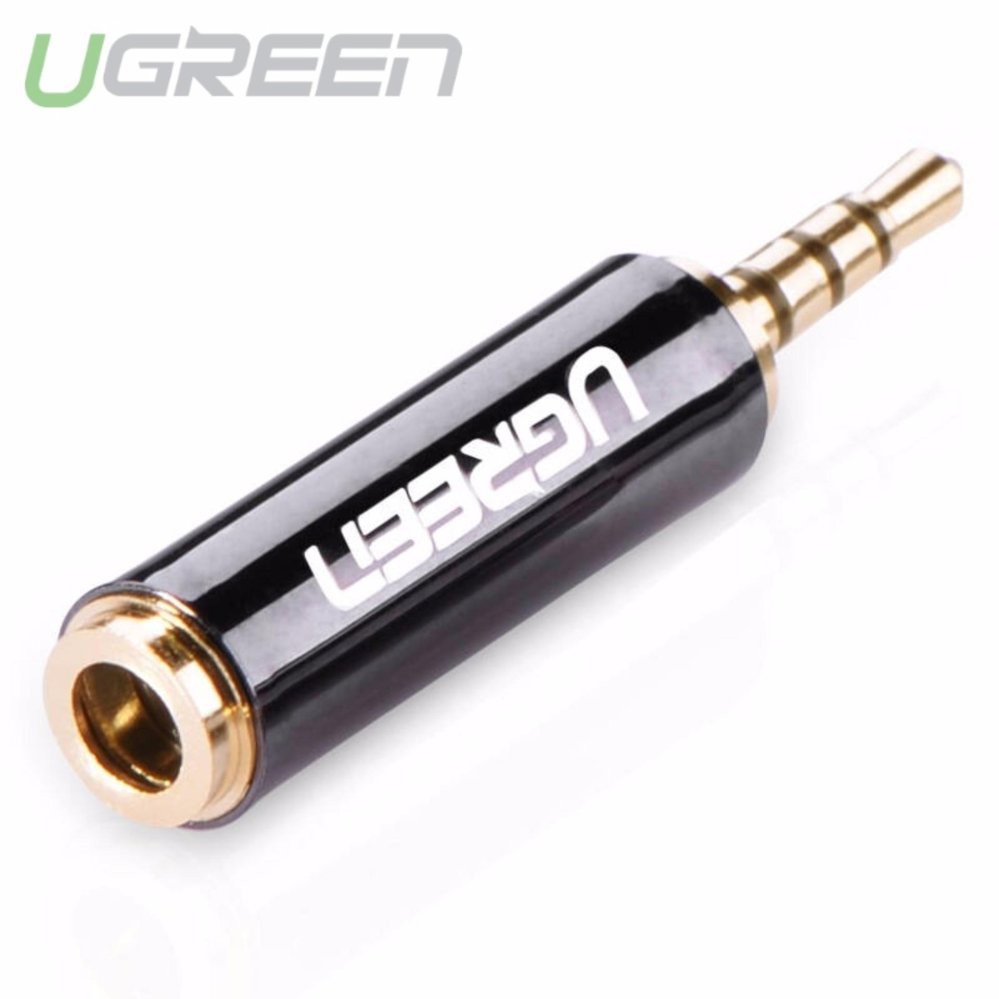 Đầu chuyển đổi 3.5mm cái sang 2.5mm đực dài 25mm UGREEN 20501- Hàng phân phối chính hãng - Bảo hành 18 tháng