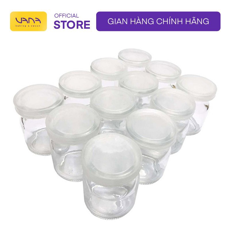 HŨ SỮA CHUA PUDDING THỦY TINH 100ML GIÁ TỐT NHẤT THỊ TRƯỜNG