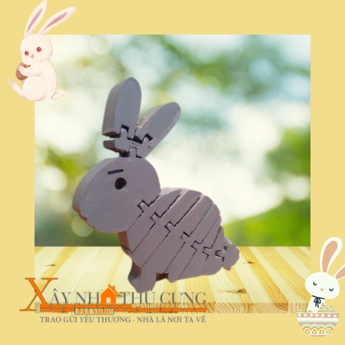 Móc khóa thỏ lúc lắc - ms2