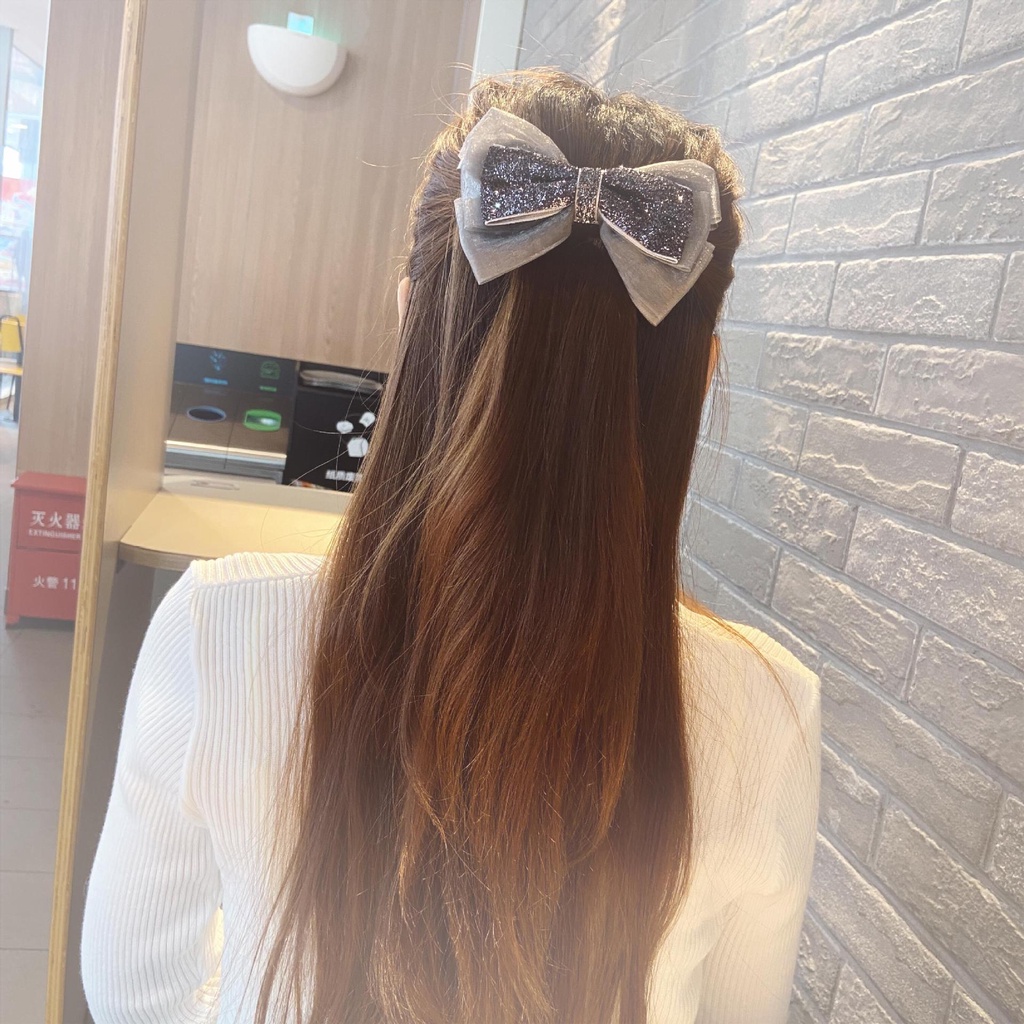 Dây Buộc Tóc Đính Nơ Ruy Băng Xinh Xắn Cho Nữ