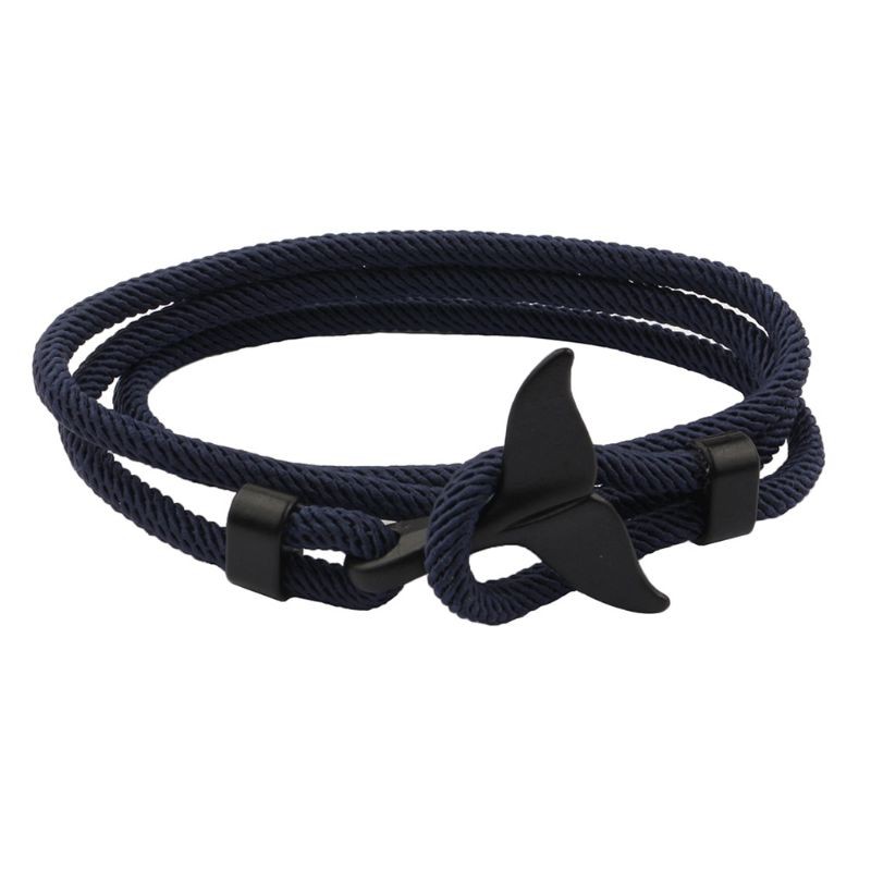 Vòng tay bện dây handmade hình cá voi thời trang hè 2020