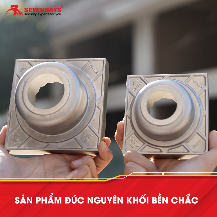 [BẢO HÀNH 10 NĂM] Phễu Thoát Sàn Siêu Thoát Nước Ngăn Mùi SEVENDAYS Bông Tuyết Mặt Vuông Inox Cao Cấp Mã SAV-10UM-01X