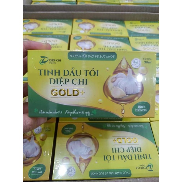 Dầu Tỏi Diệp Chi Gold ⚡AN TOÀN CHO BÉ⚡Hết Ho- Hết Sổ Mũi chai 30ml
