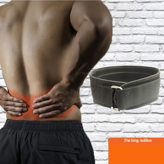 Đai lưng tập gym, Nịt lưng tập gym, đai lưng hỗ trợ bảo vệ cột sốt cho người tập gym , Đai lưng dán Aolikes