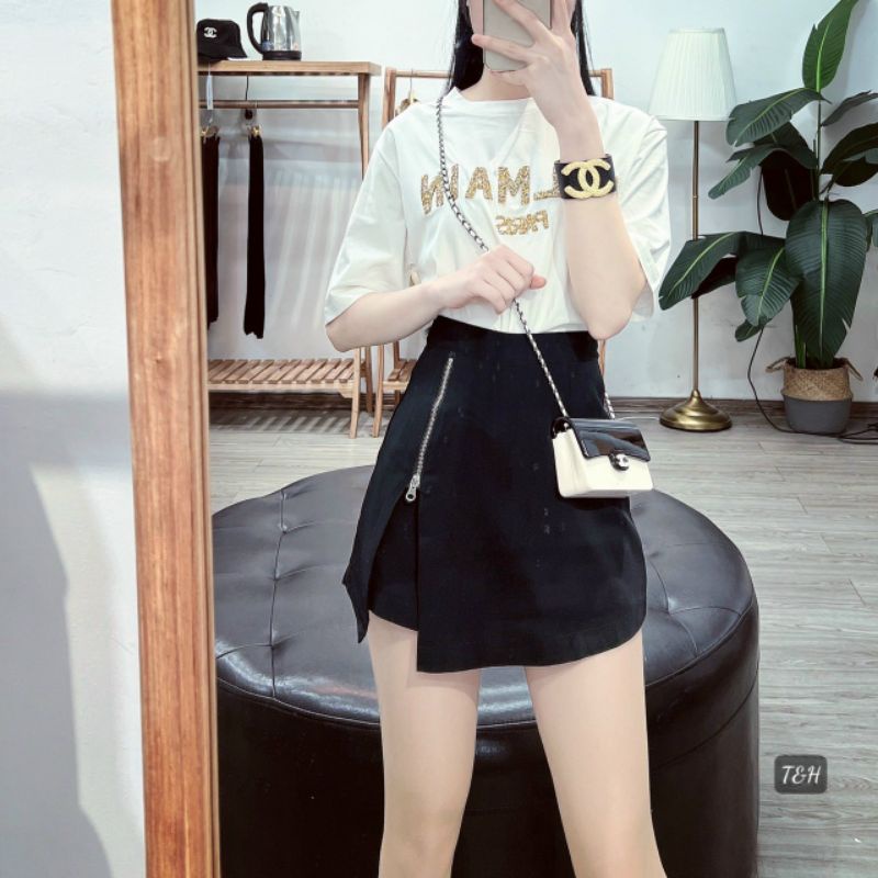 Quần giả váy khóa hàng QCL1