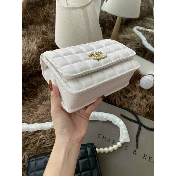 Túi xách trần chám dây ngọc siêu sang Mã N0450