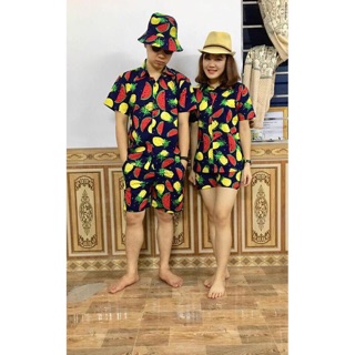 Bộ dưa dứa (free size nam/ nữ dưới 65kg)