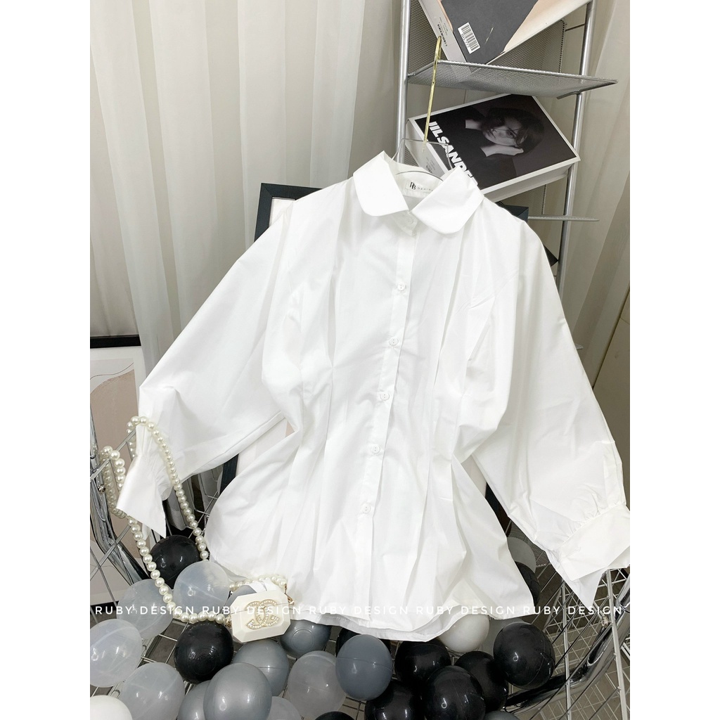 Áo sơ mi Peplum xinh xắn