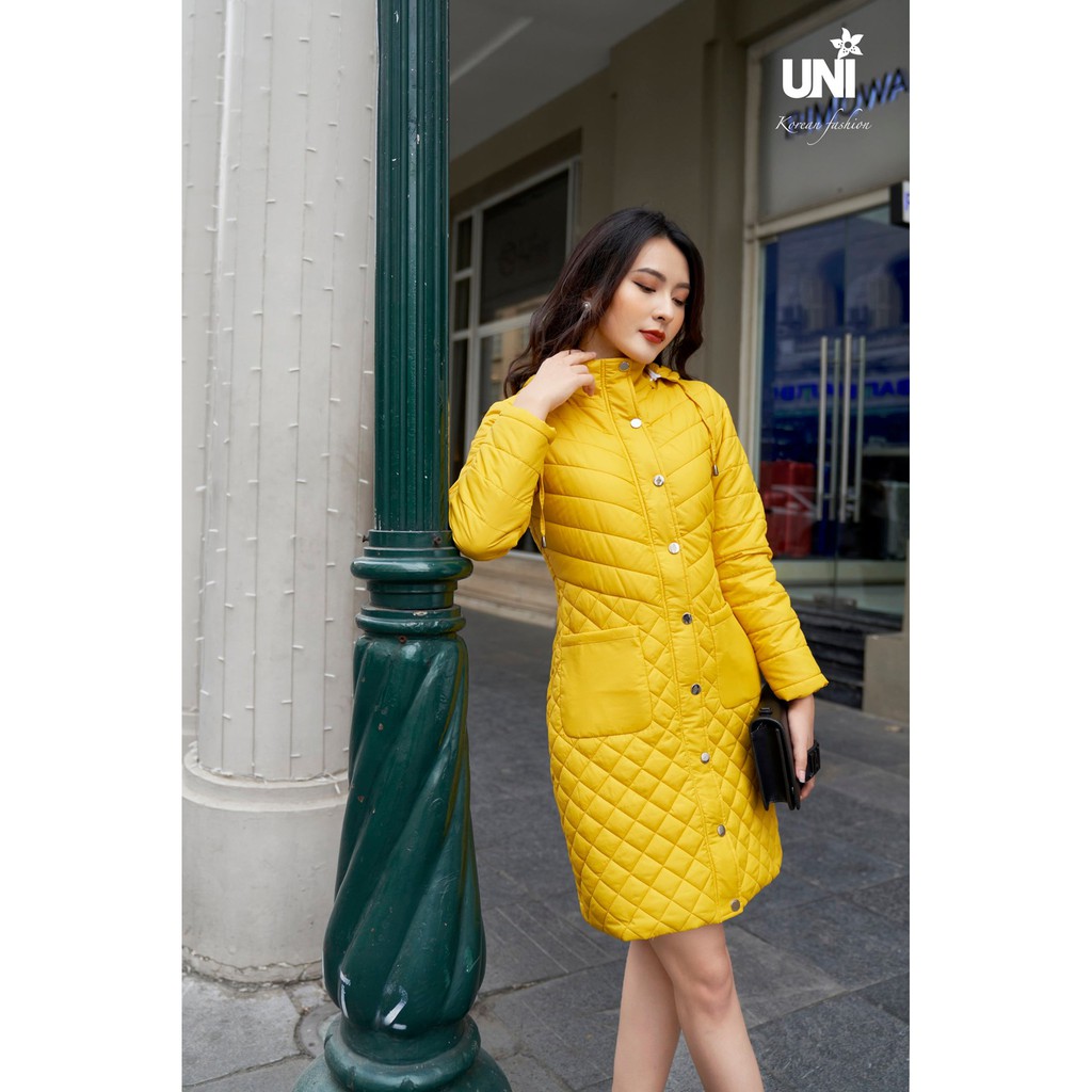 Áo Phao Nữ UNIVTH Dáng Dài Công Sở 2AP206 Uni Korean Fashion | BigBuy360 - bigbuy360.vn