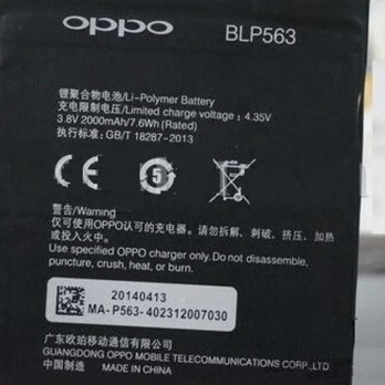 Pin điện thoại Oppo find 5 mini/ R827/ BLP563  siêu rẻ