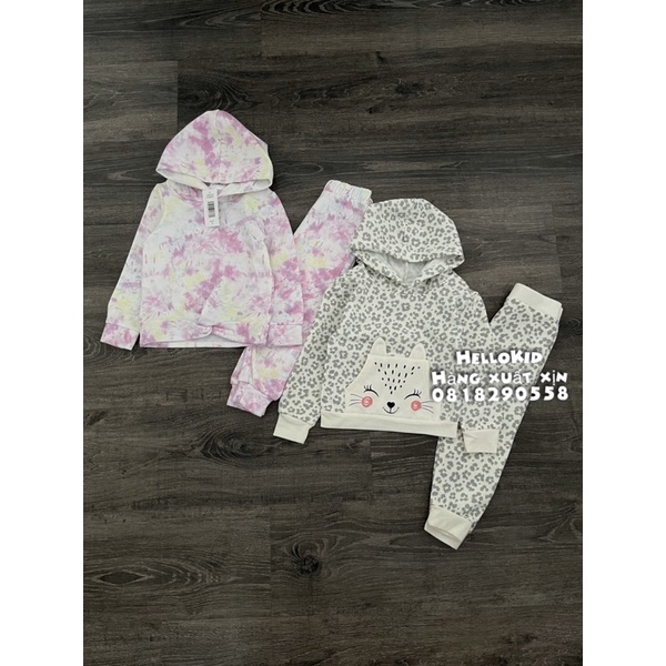 B401 - Bộ nỉ hoodie bé gái Foreverme