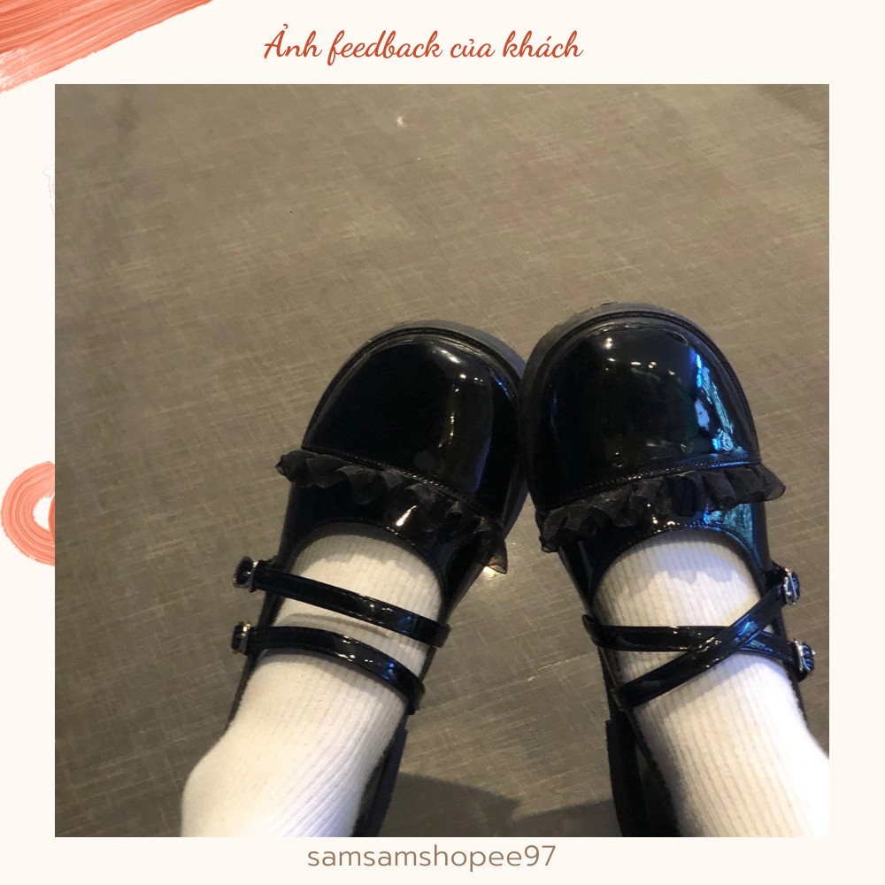 (SẴN SIZE 40) Giày Mary Janes cài quai ngang (Kèm ảnh thật) | BigBuy360 - bigbuy360.vn