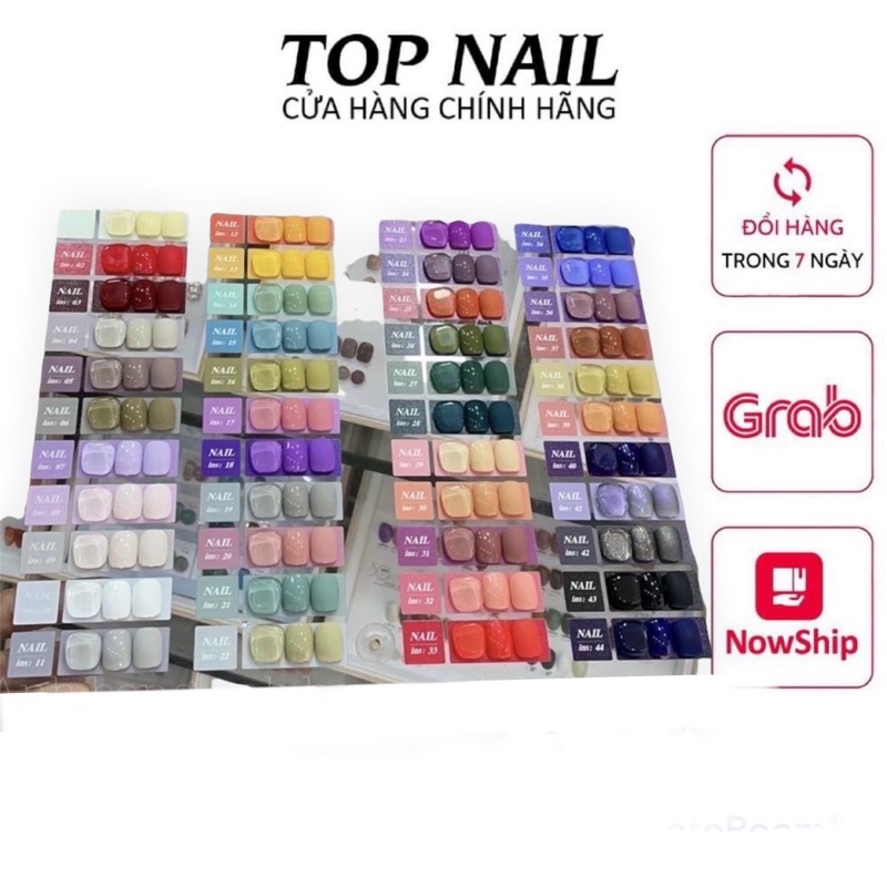 Set sơn gel Very Good Nail 44 màu,tặng báe,top,bảng màu