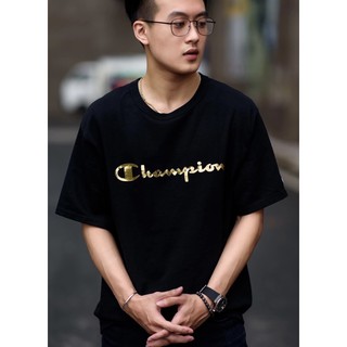 áo Champion logo vàng